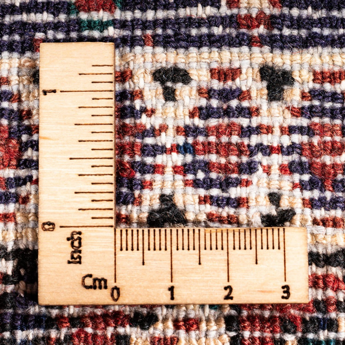 Persisk matta - Nomadic - 127 x 98 cm - bordeaux röd