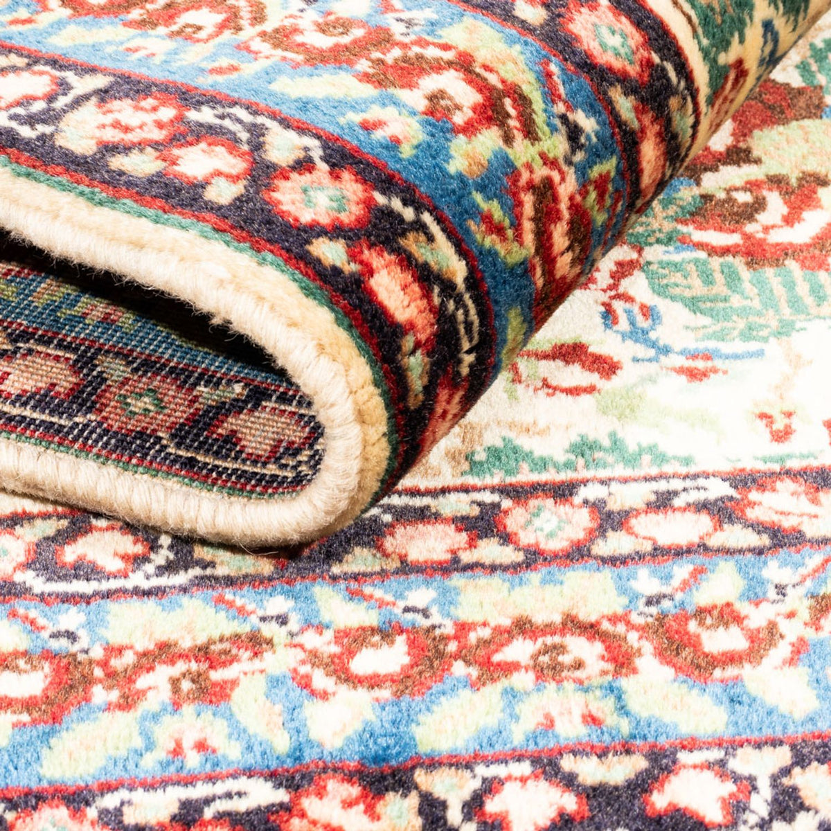 Persisk matta - Nomadic - 147 x 110 cm - grädde