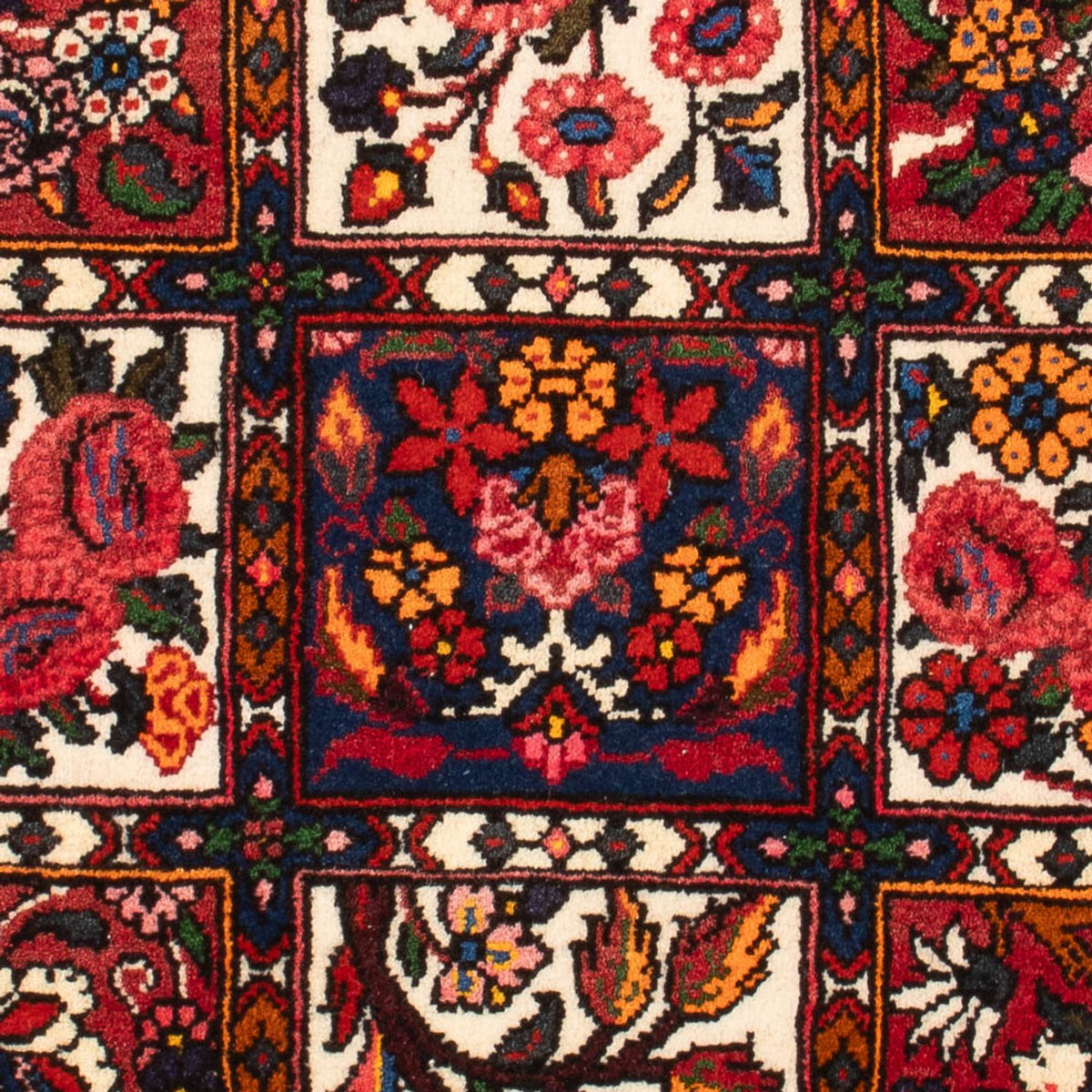 Persisk matta - Nomadic - 91 x 65 cm - flerfärgad