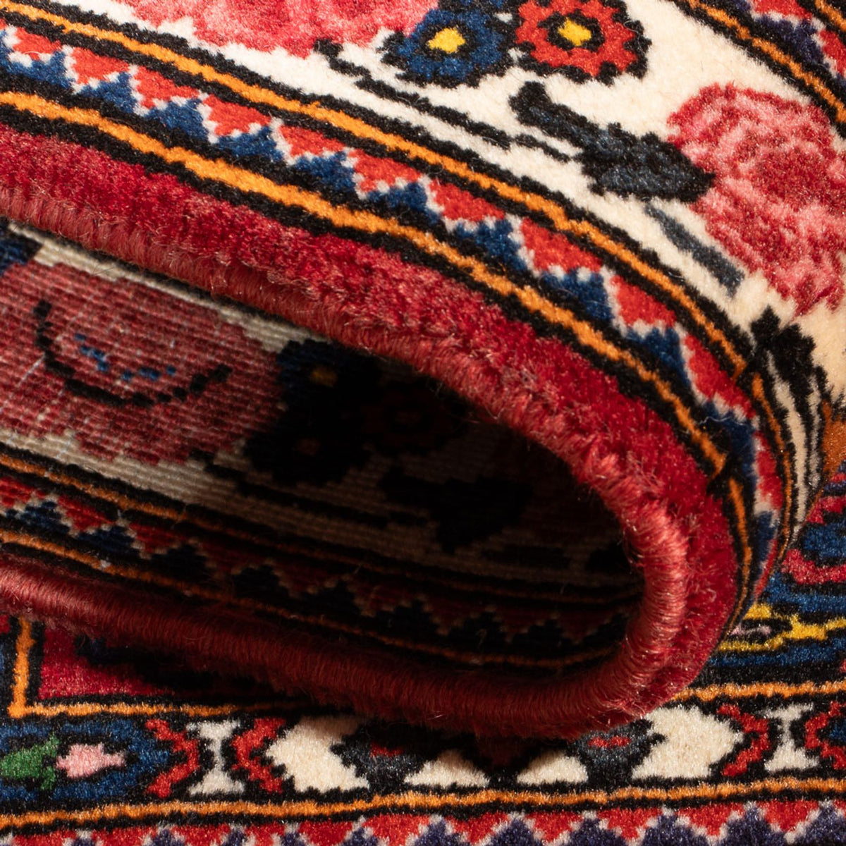 Persisk matta - Nomadic - 91 x 65 cm - flerfärgad