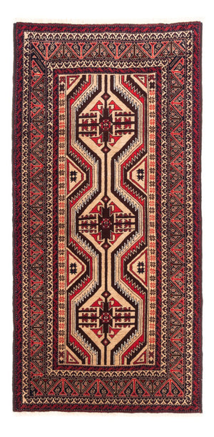 Runner Baluch-matta - 181 x 94 cm - mörk beige