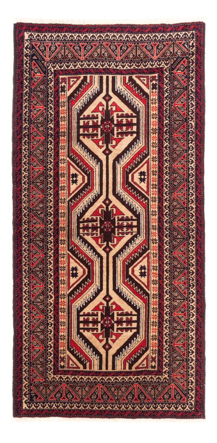Runner Baluch-matta - 181 x 94 cm - mörk beige