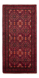 Baluch-matta - 170 x 92 cm - mörkröd