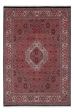 Persisk matta - Bijar - Royal - 207 x 142 cm - mörkröd