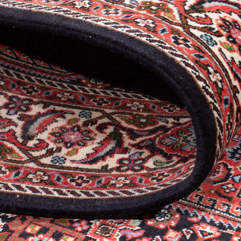 Persisk matta - Bijar - Royal - 207 x 142 cm - mörkröd