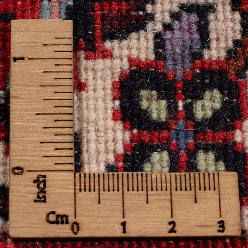 Persisk matta - Bijar - Royal - 207 x 142 cm - mörkröd