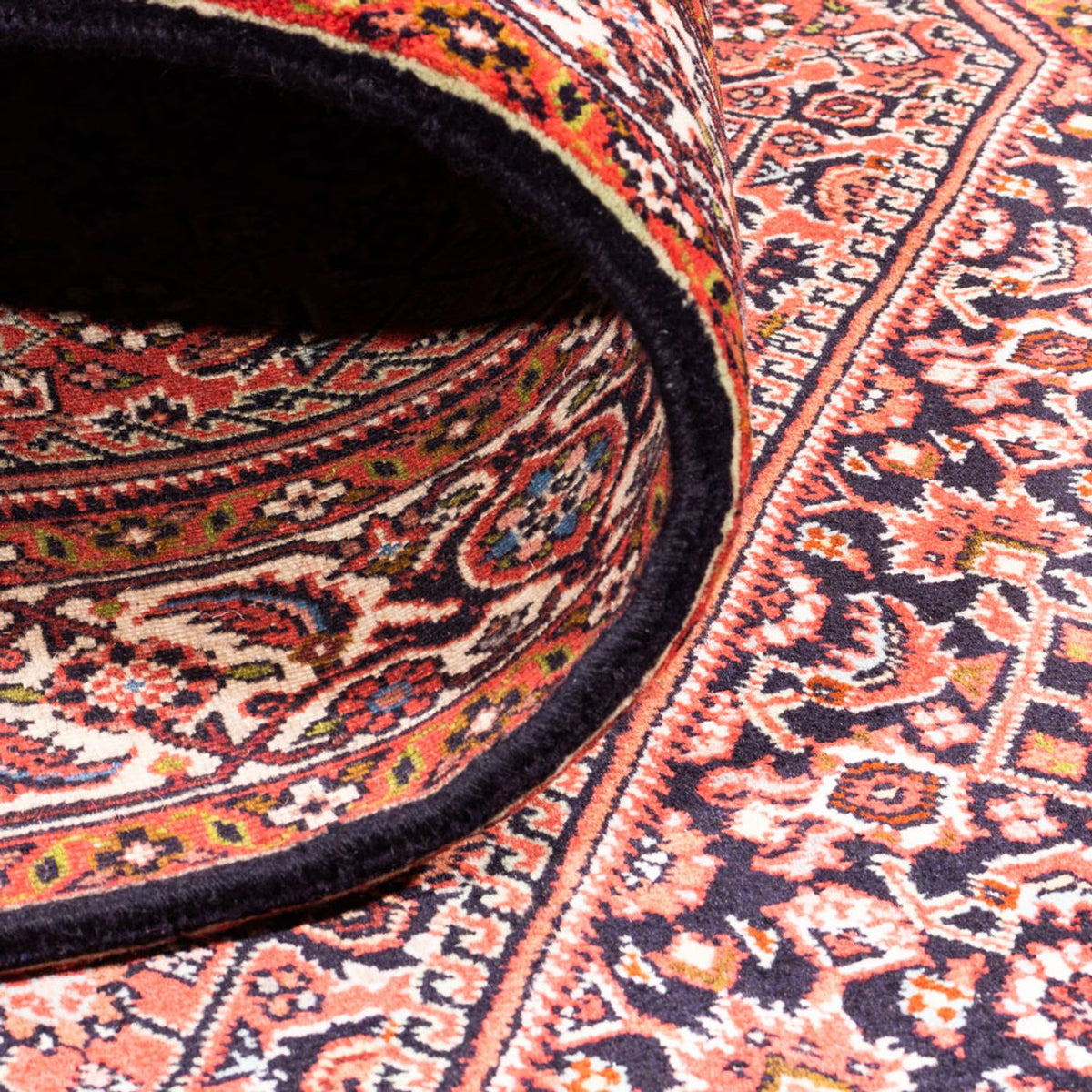 Persisk matta - Bijar - Royal - 176 x 108 cm - röd