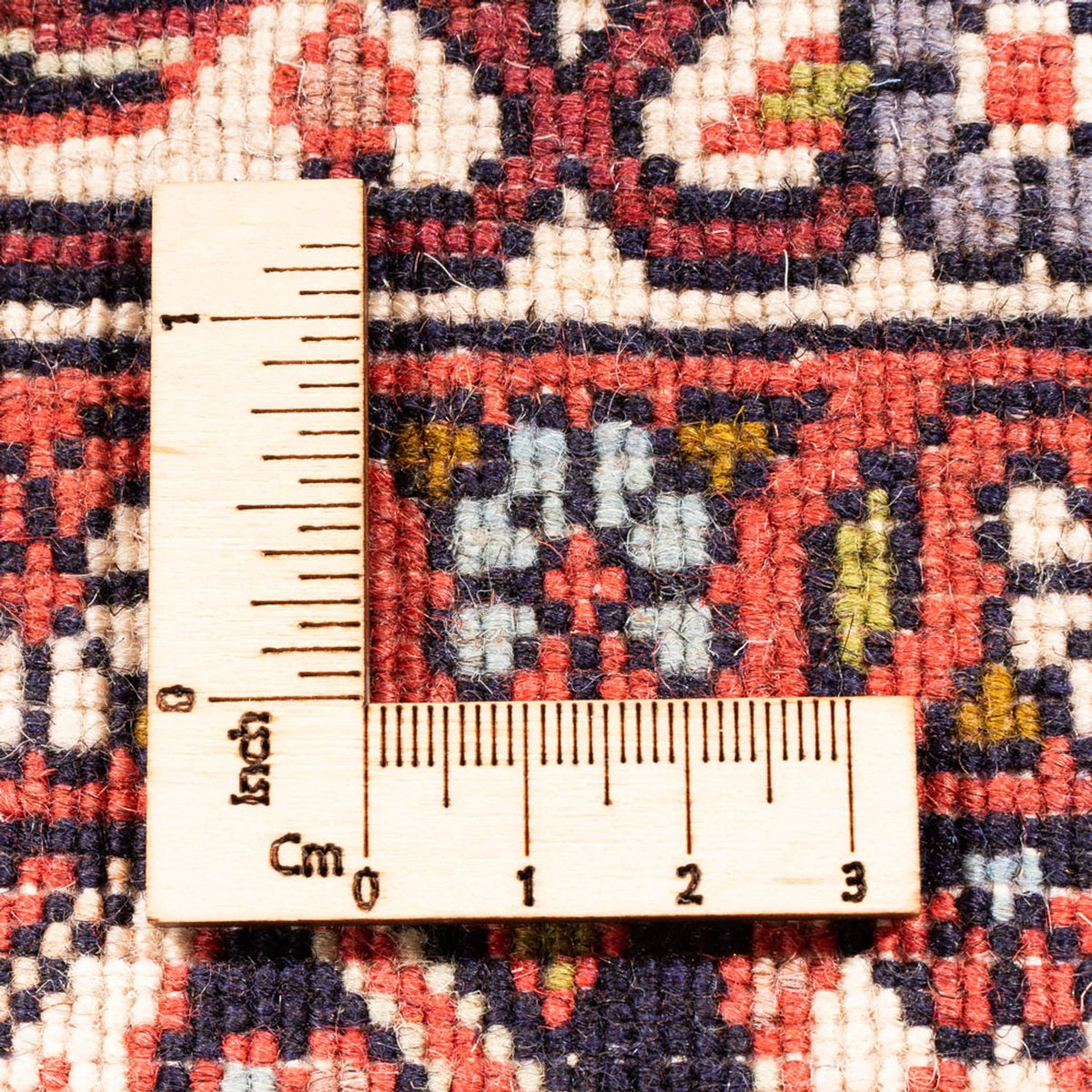 Persisk matta - Bijar - Royal - 188 x 112 cm - röd