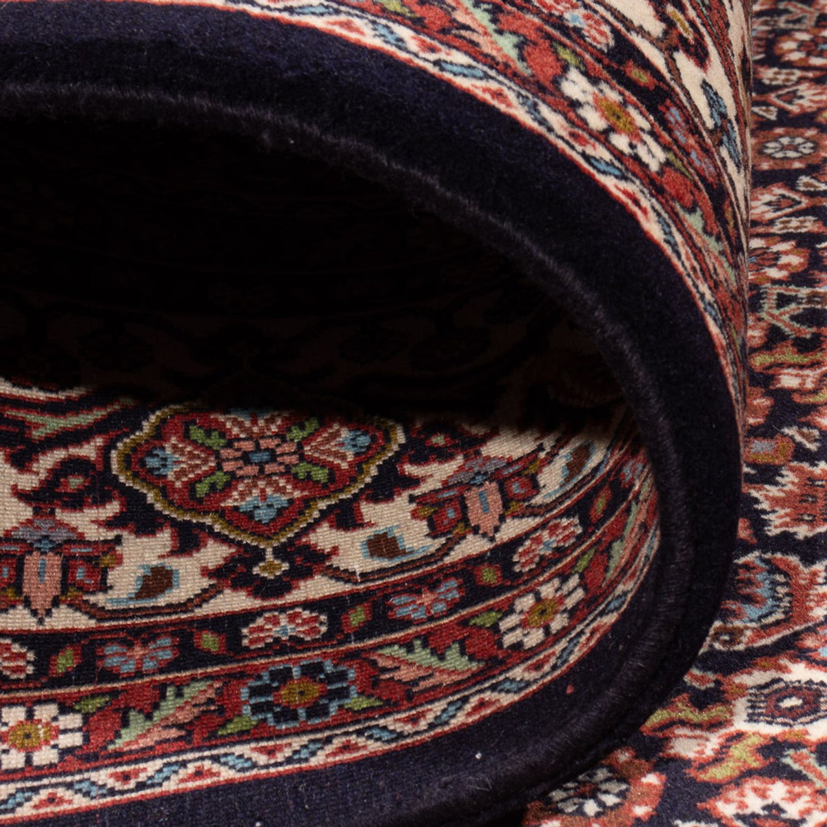 Persisk matta - Bijar - Royal - 300 x 248 cm - mörkblå