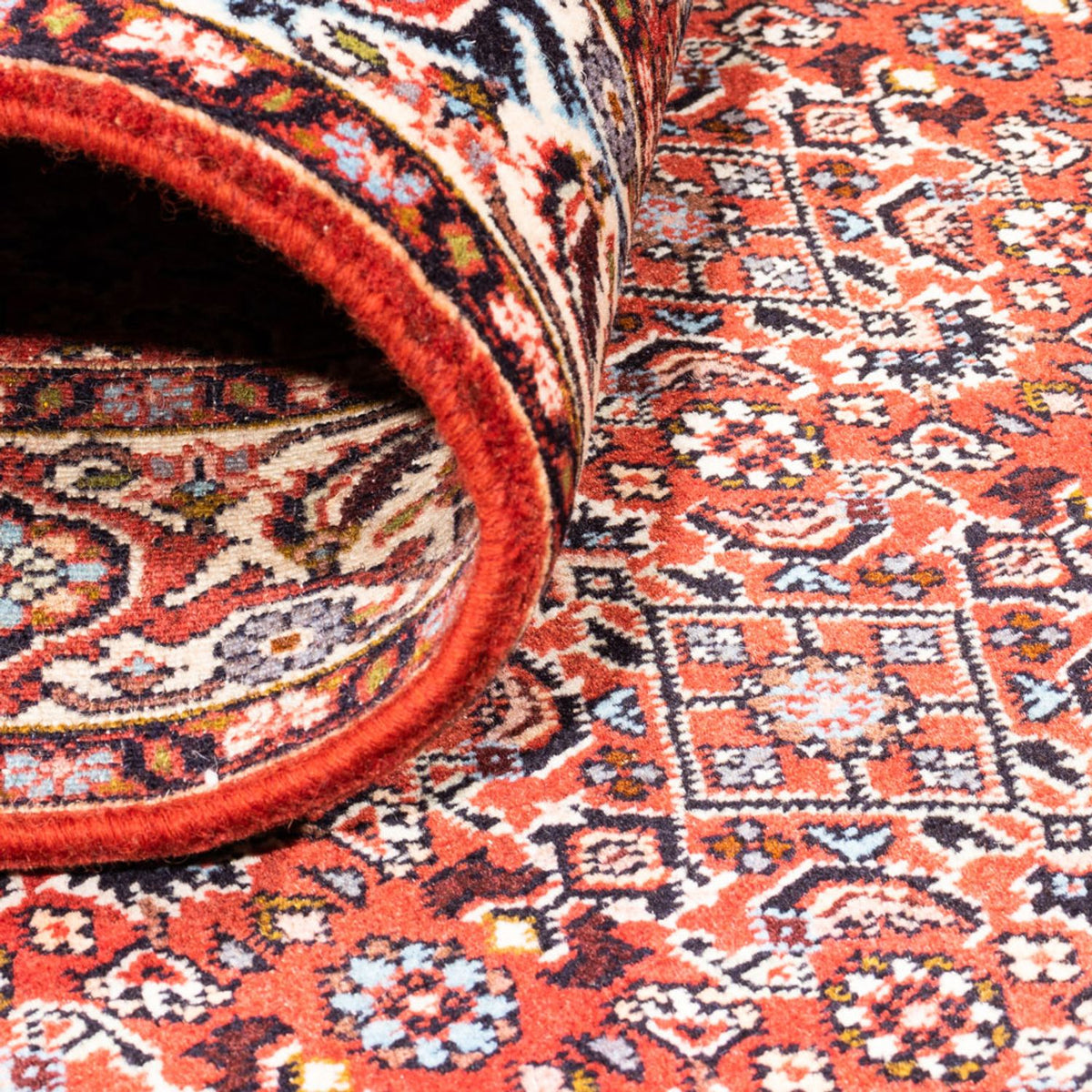 Persisk matta - Bijar - Royal - 180 x 110 cm - röd