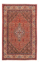 Persisk matta - Bijar - Royal - 169 x 113 cm - röd