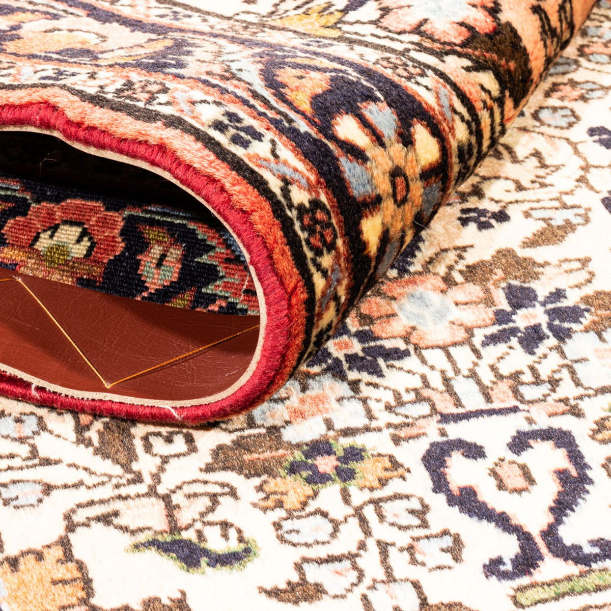 Persisk matta - Bijar - Royal - 147 x 100 cm - ljusbeige