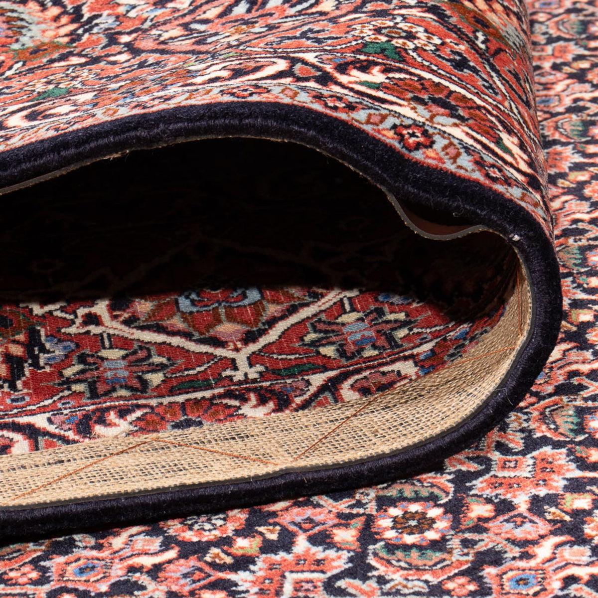 Persisk matta - Bijar - Royal - 337 x 260 cm - mörkblå