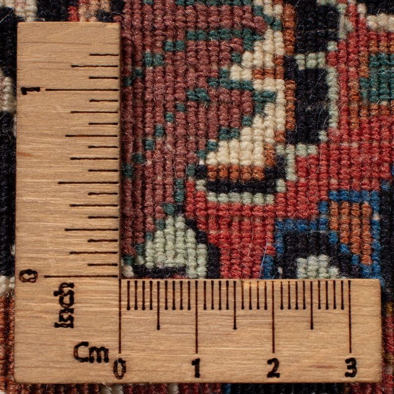 Persisk matta - Bijar - Royal - 345 x 250 cm - mörkröd