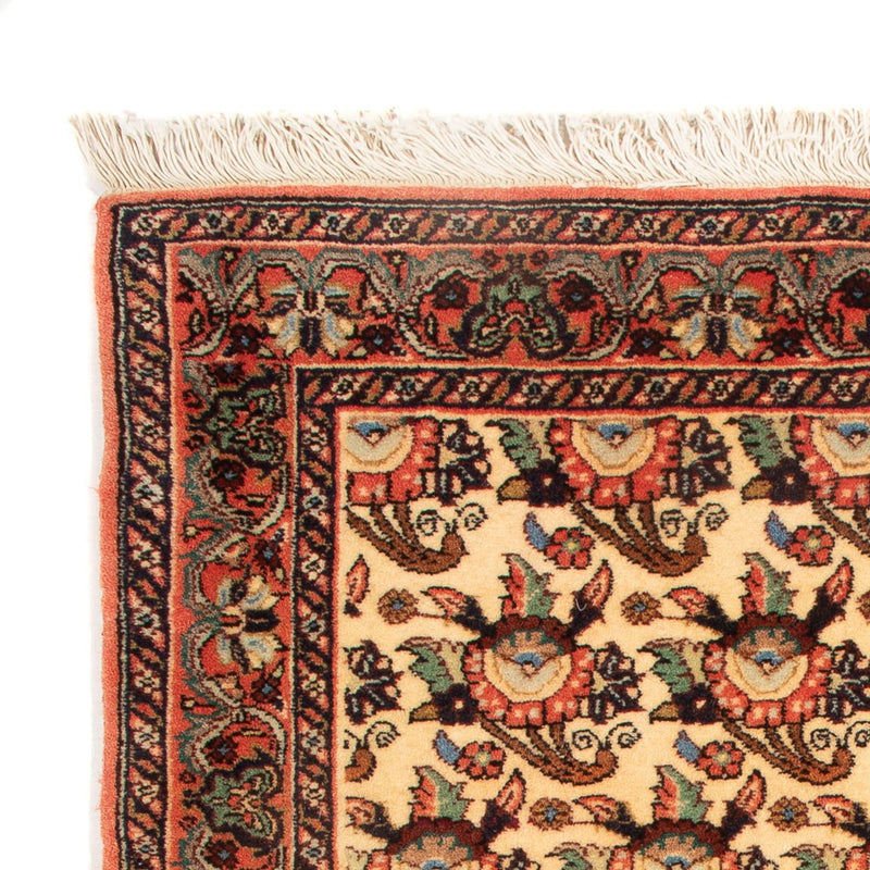 Persisk matta - Bijar - Royal - 90 x 73 cm - grädde