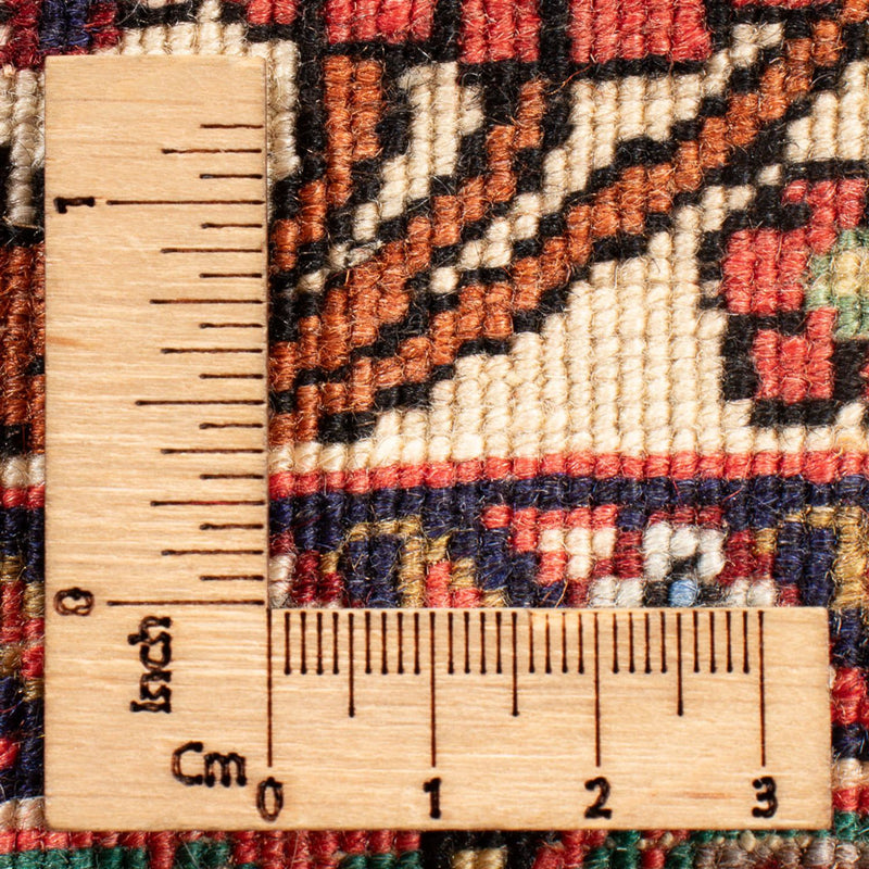 Persisk matta - Bijar - Royal - 90 x 73 cm - grädde