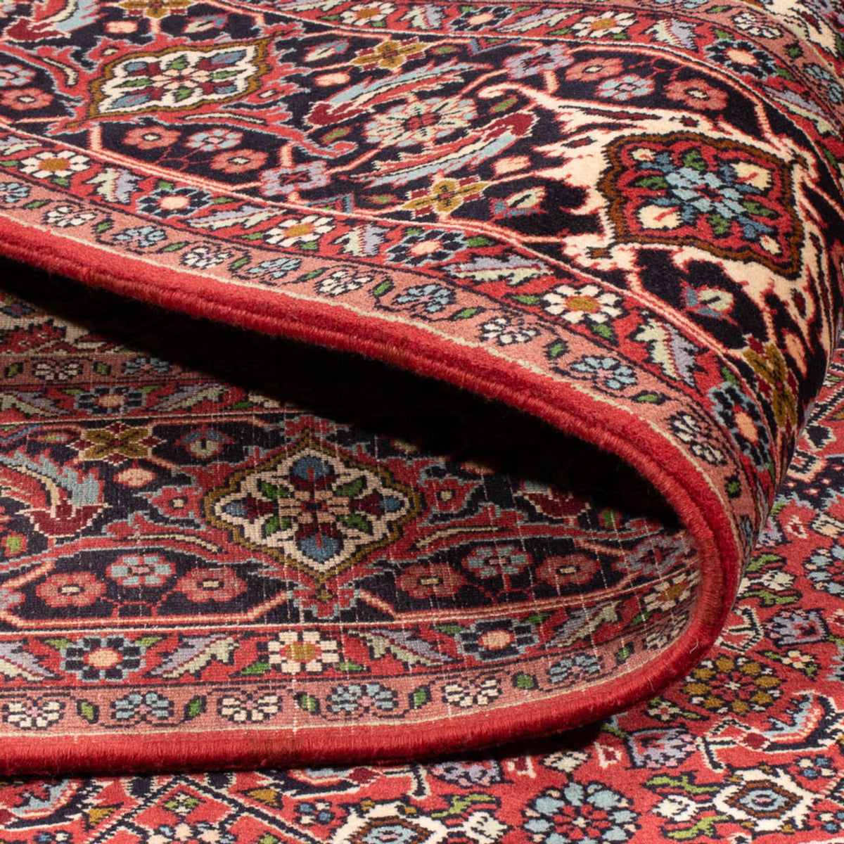 Persisk matta - Bijar - Royal - 307 x 200 cm - röd