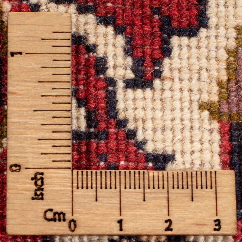 Persisk matta - Bijar - Royal - 294 x 253 cm - mörkröd