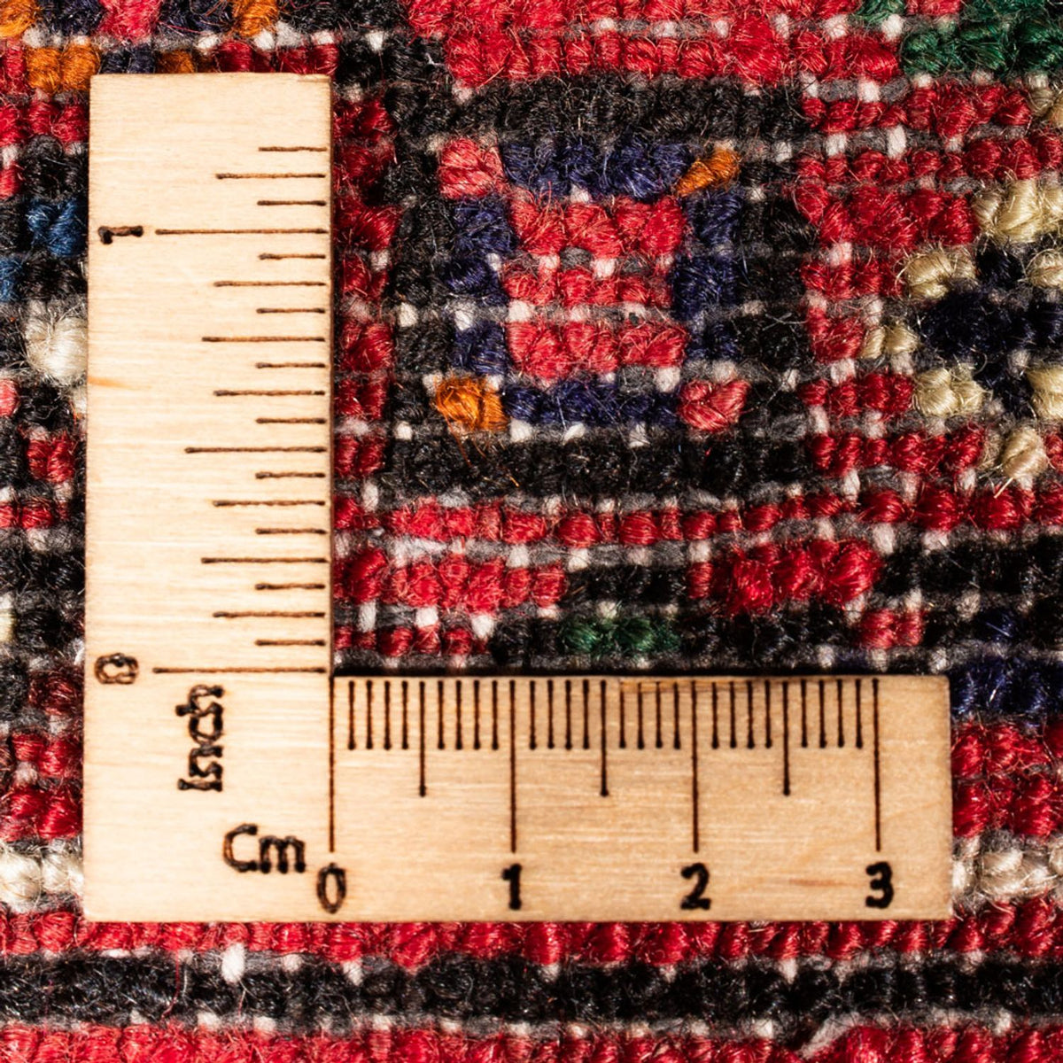 Persisk matta - Nomadic - 158 x 100 cm - mörkröd