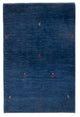 Gabbeh-matta - persisk - 162 x 100 cm - mörkblå
