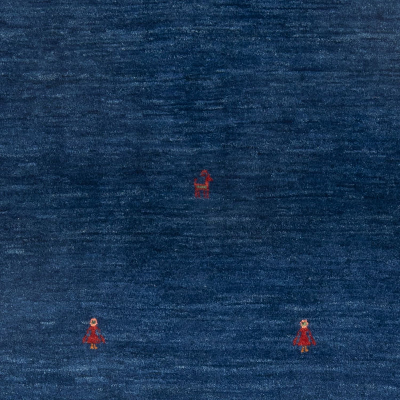 Gabbeh-matta - persisk - 162 x 100 cm - mörkblå