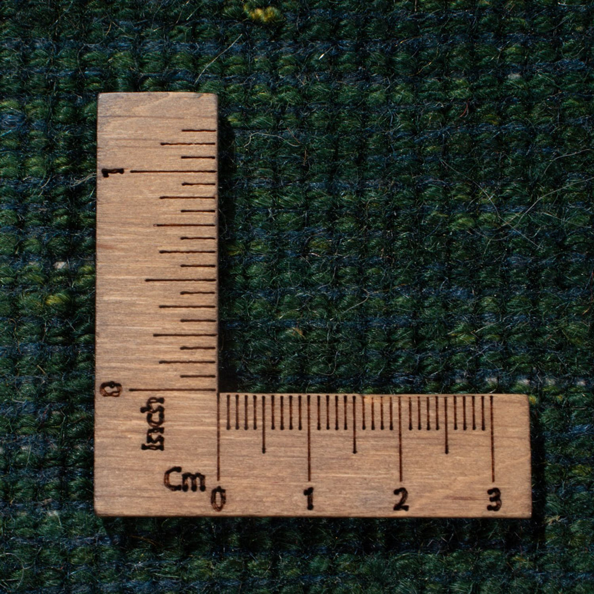 Gabbeh-matta - persisk - 151 x 104 cm - mörkgrön