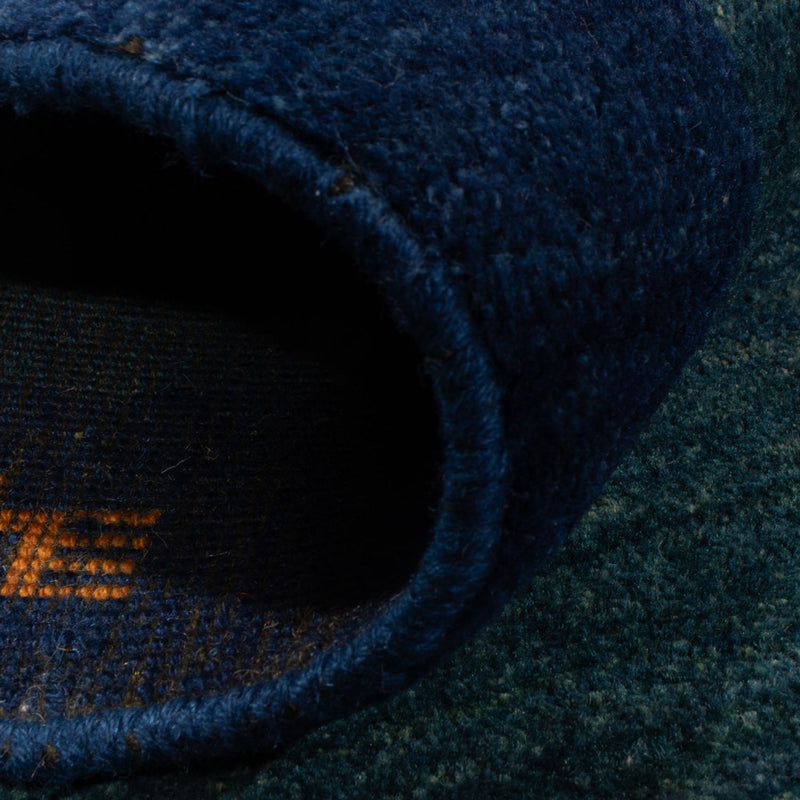 Gabbeh-matta - persisk - 139 x 100 cm - bensinblå