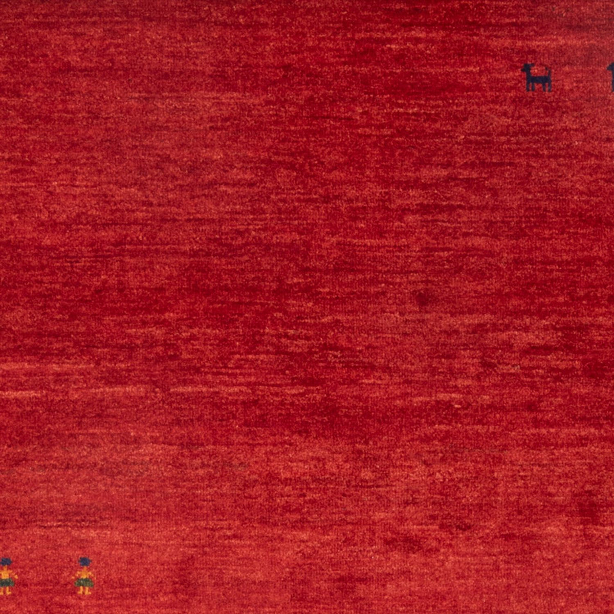 Gabbeh-matta - persisk - 152 x 112 cm - röd