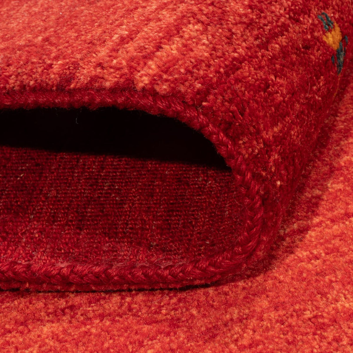 Gabbeh-matta - persisk - 150 x 103 cm - röd