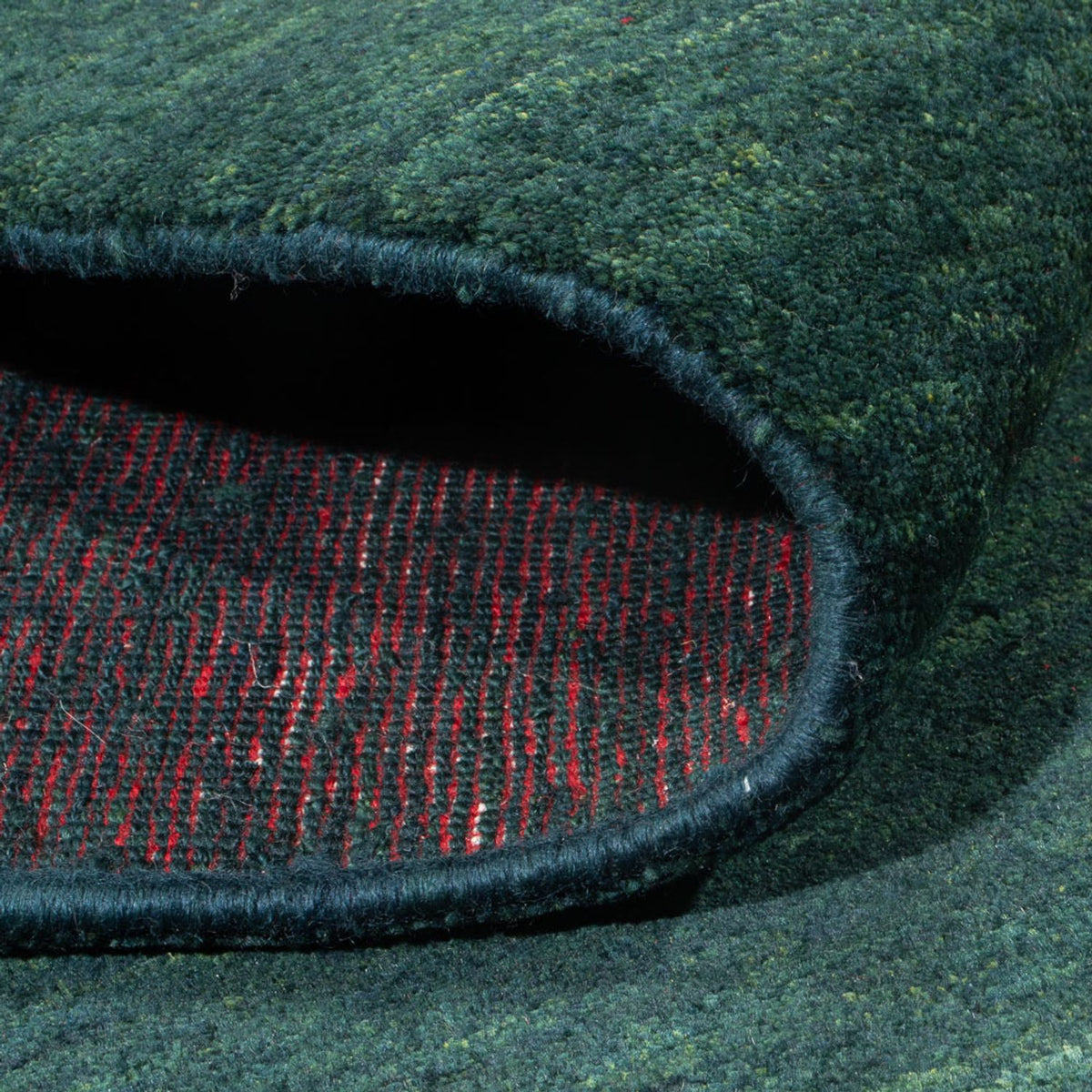 Gabbeh-matta - persisk - 178 x 115 cm - mörkgrön