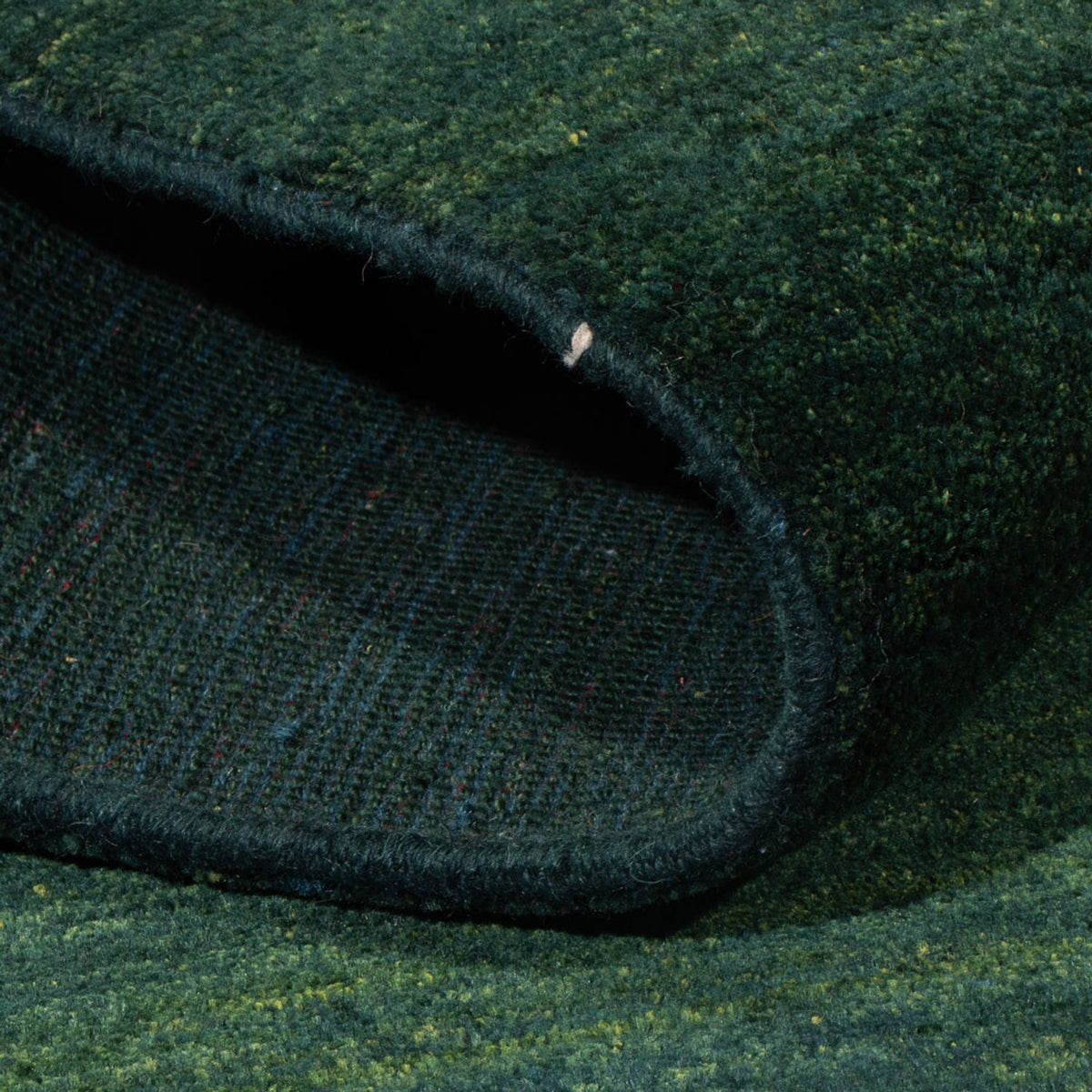 Gabbeh-matta - persisk - 175 x 122 cm - mörkgrön