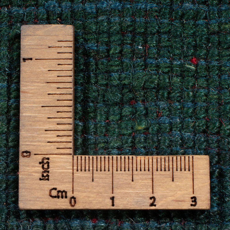 Gabbeh-matta - persisk - 175 x 122 cm - mörkgrön