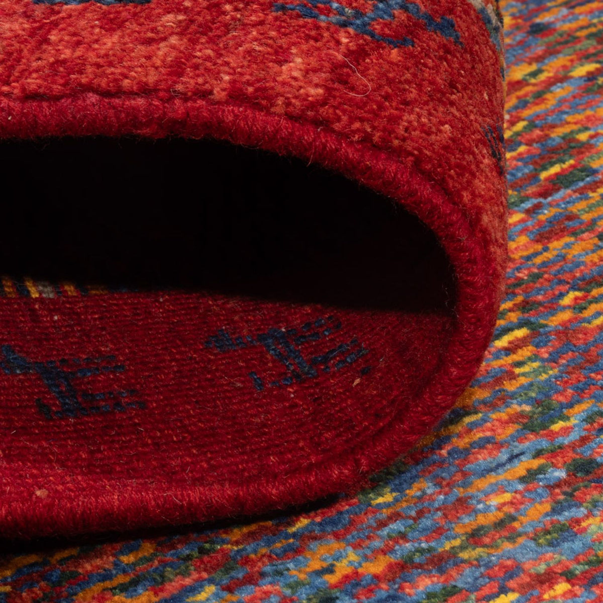 Gabbeh-matta - persisk - 147 x 100 cm - flerfärgad