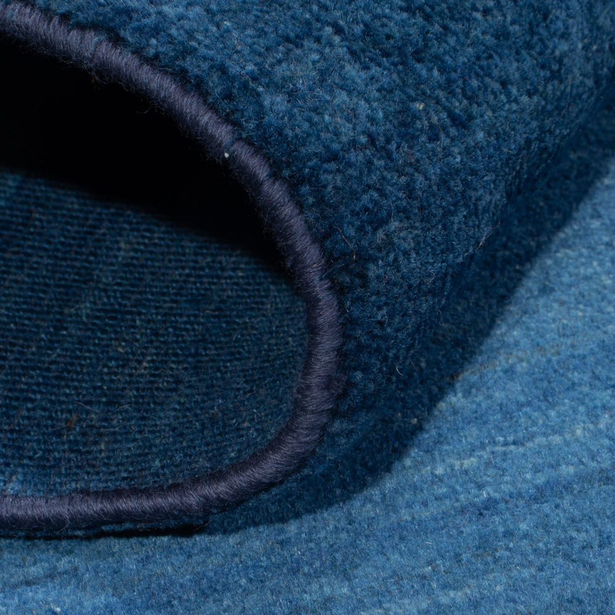 Gabbeh-matta - persisk - 160 x 107 cm - mörkblå