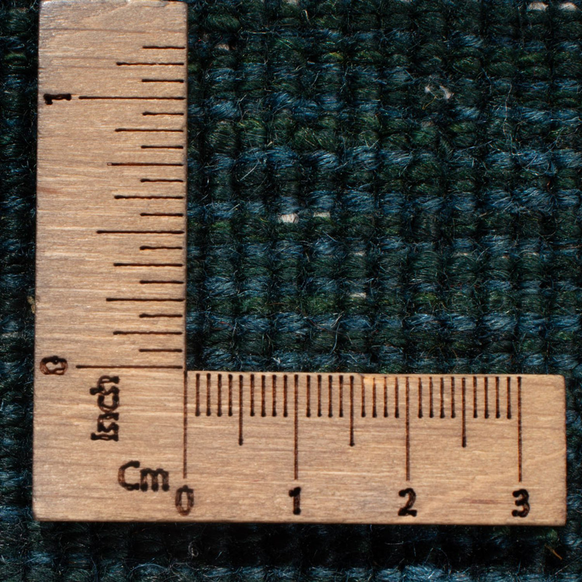 Gabbeh-matta - persisk - 148 x 104 cm - mörkgrön