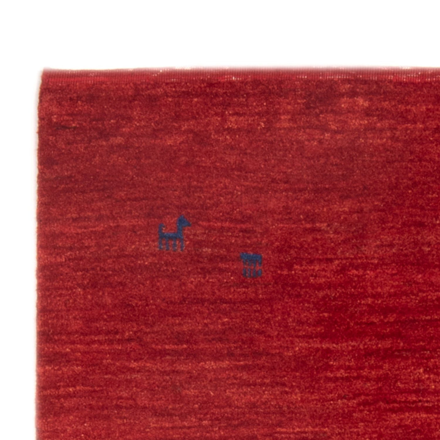 Gabbeh-matta - persisk - 130 x 100 cm - röd