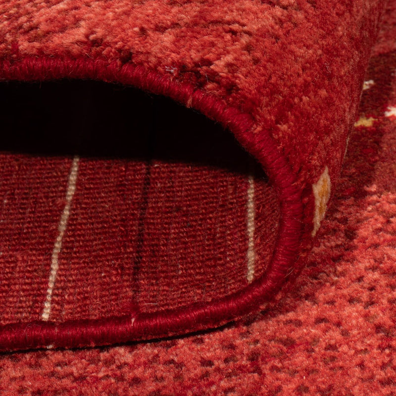 Gabbeh-matta - persisk - 140 x 102 cm - mörkröd