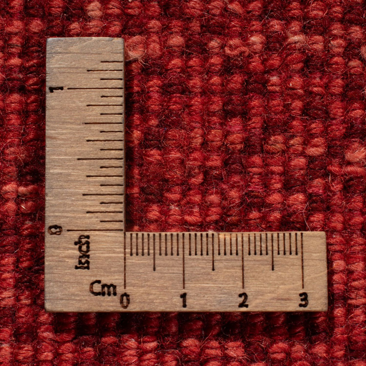 Gabbeh-matta - persisk - 140 x 102 cm - mörkröd