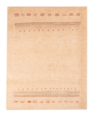 Gabbeh-matta - persisk - 153 x 111 cm - ljusbeige