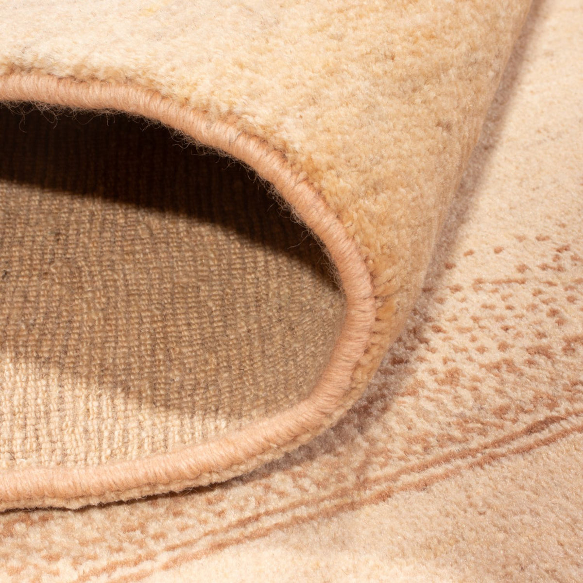 Gabbeh-matta - persisk - 153 x 111 cm - ljusbeige