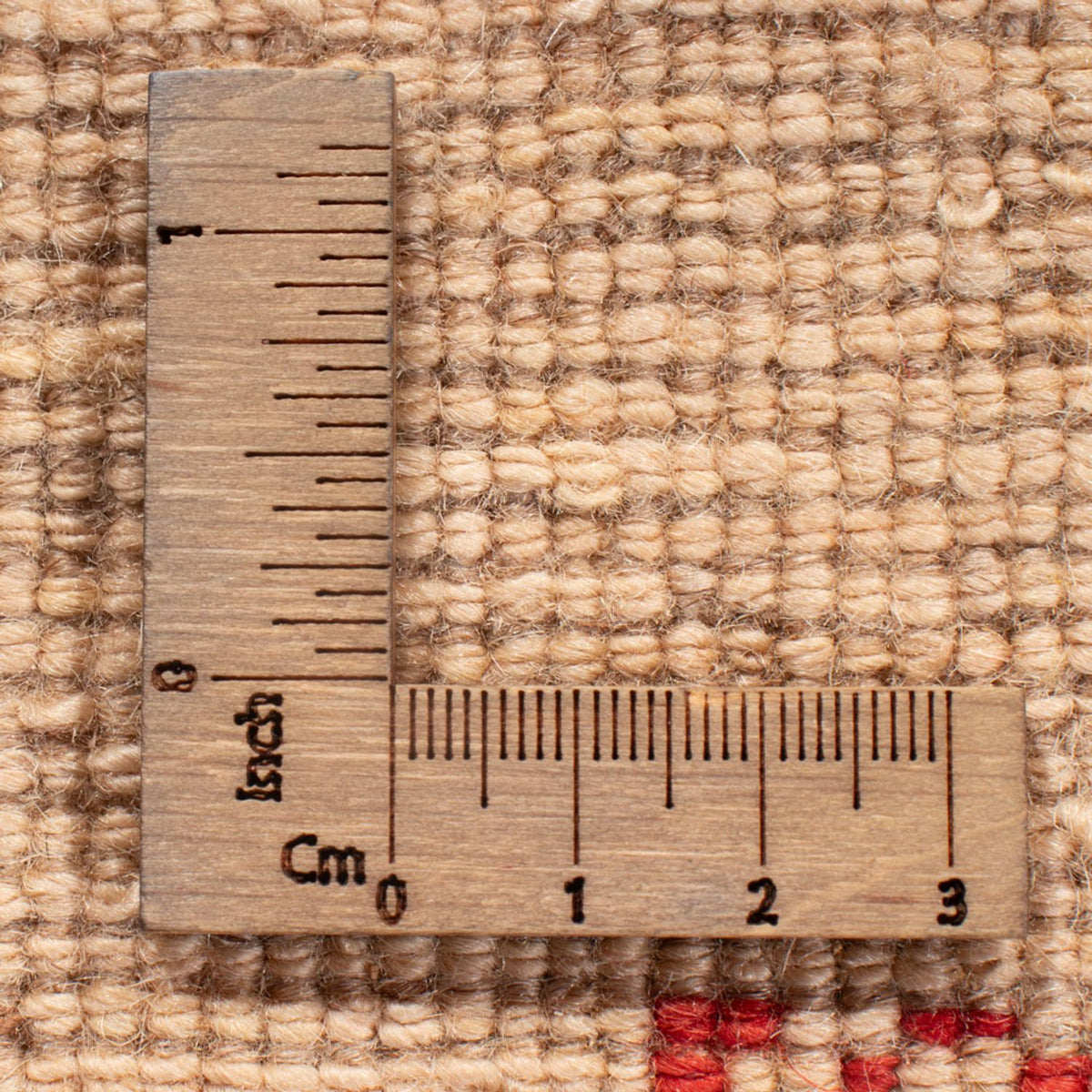 Gabbeh-matta - persisk - 153 x 111 cm - ljusbeige