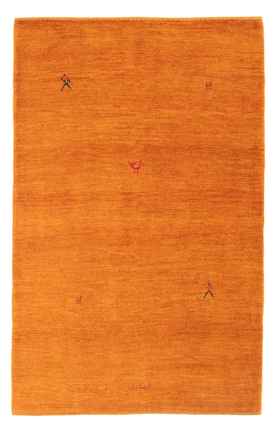 Gabbeh-matta - persisk - 176 x 116 cm - orange