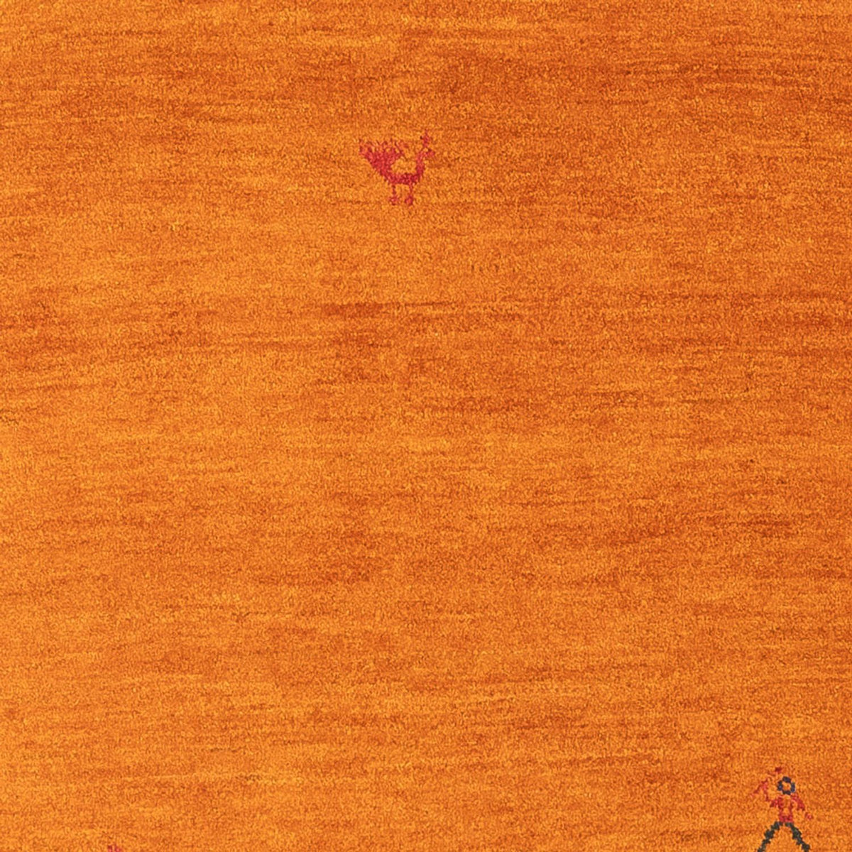 Gabbeh-matta - persisk - 176 x 116 cm - orange