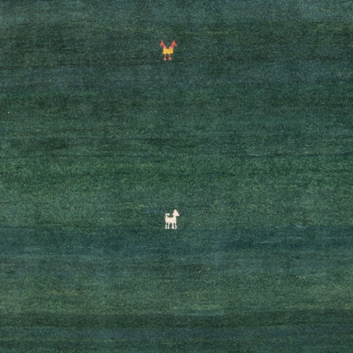 Gabbeh-matta - persisk - 183 x 113 cm - grön