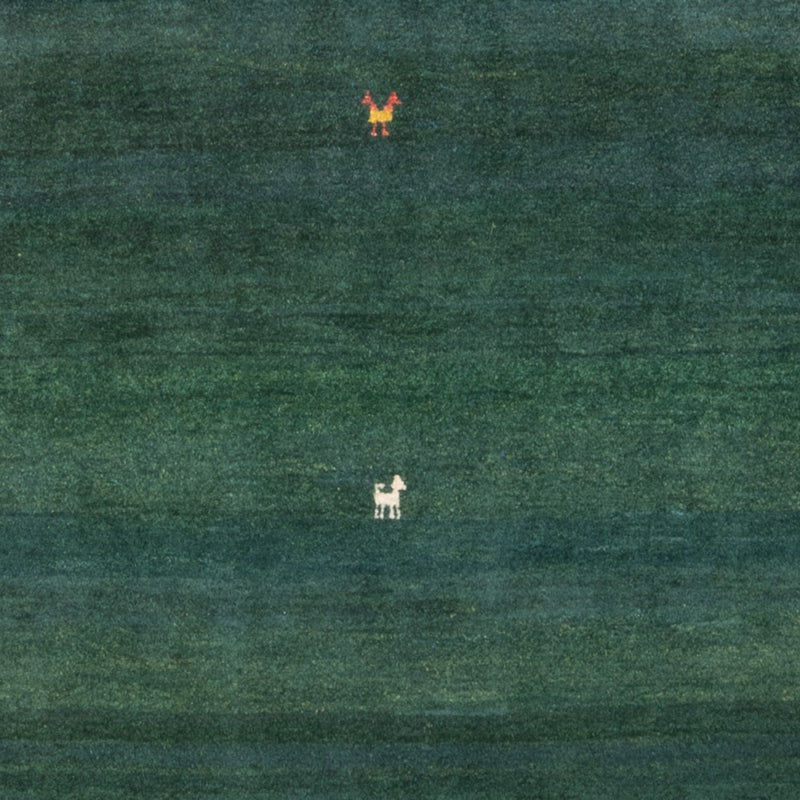 Gabbeh-matta - persisk - 183 x 113 cm - grön