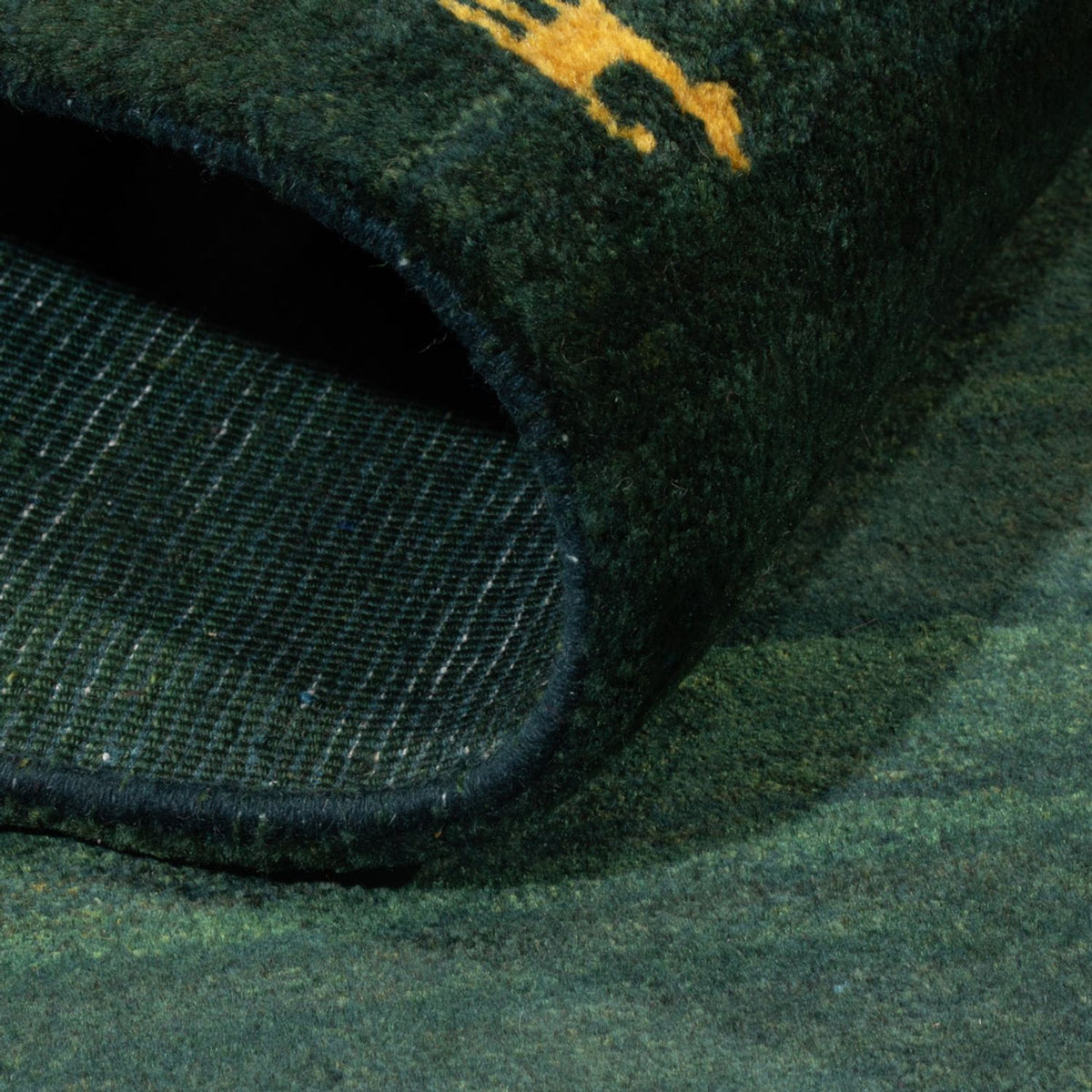 Gabbeh-matta - persisk - 183 x 113 cm - grön