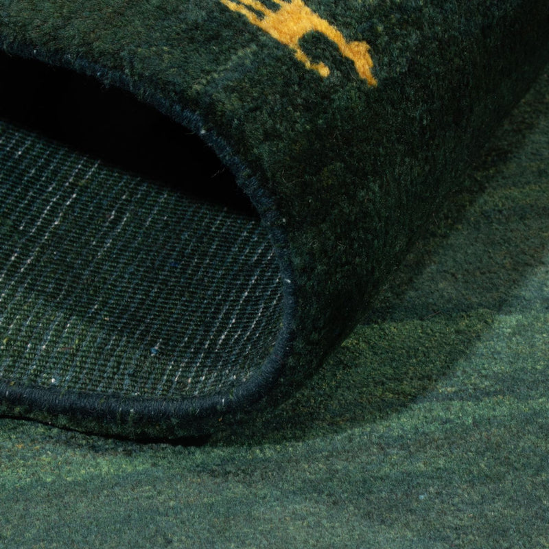 Gabbeh-matta - persisk - 183 x 113 cm - grön