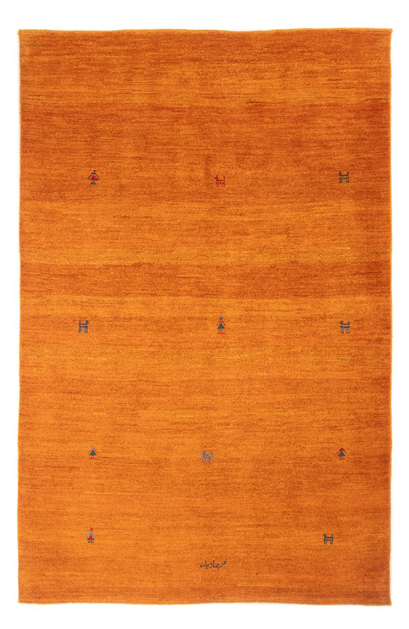 Gabbeh-matta - persisk - 187 x 123 cm - orange