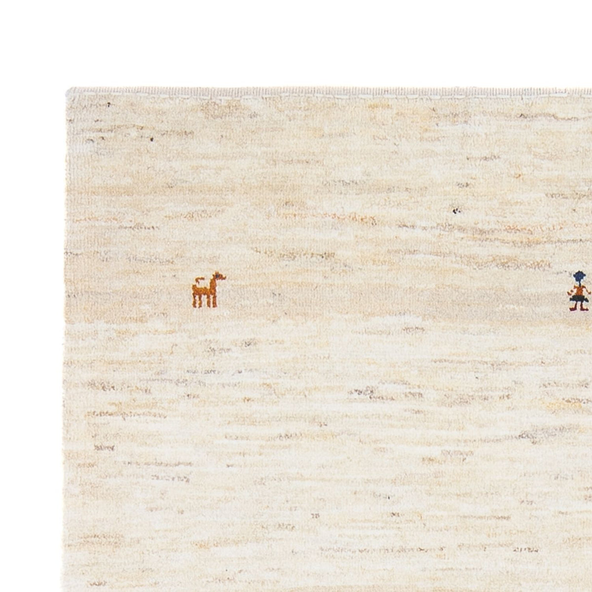 Gabbeh-matta - persisk - 176 x 120 cm - beige