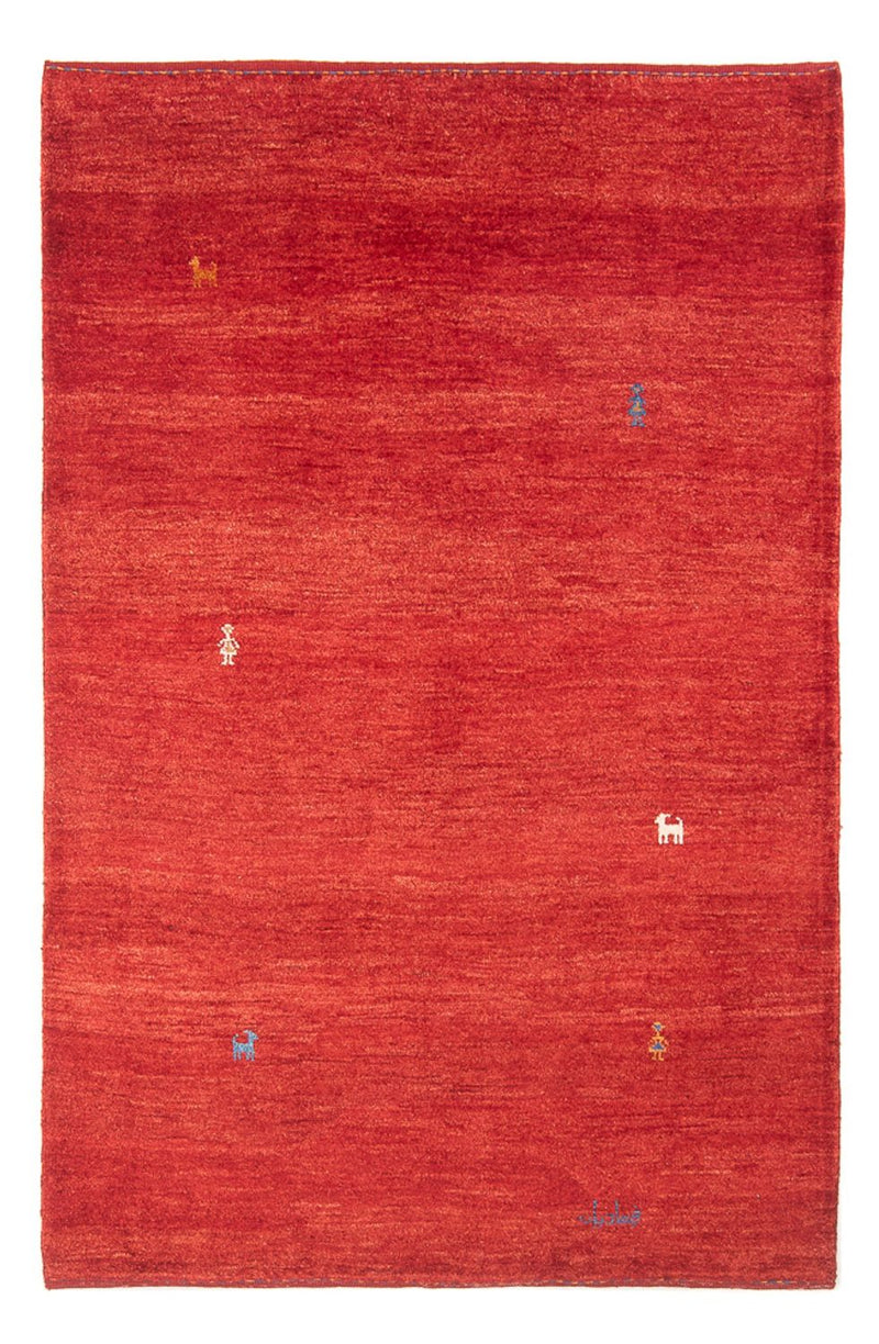 Gabbeh-matta - persisk - 169 x 115 cm - röd